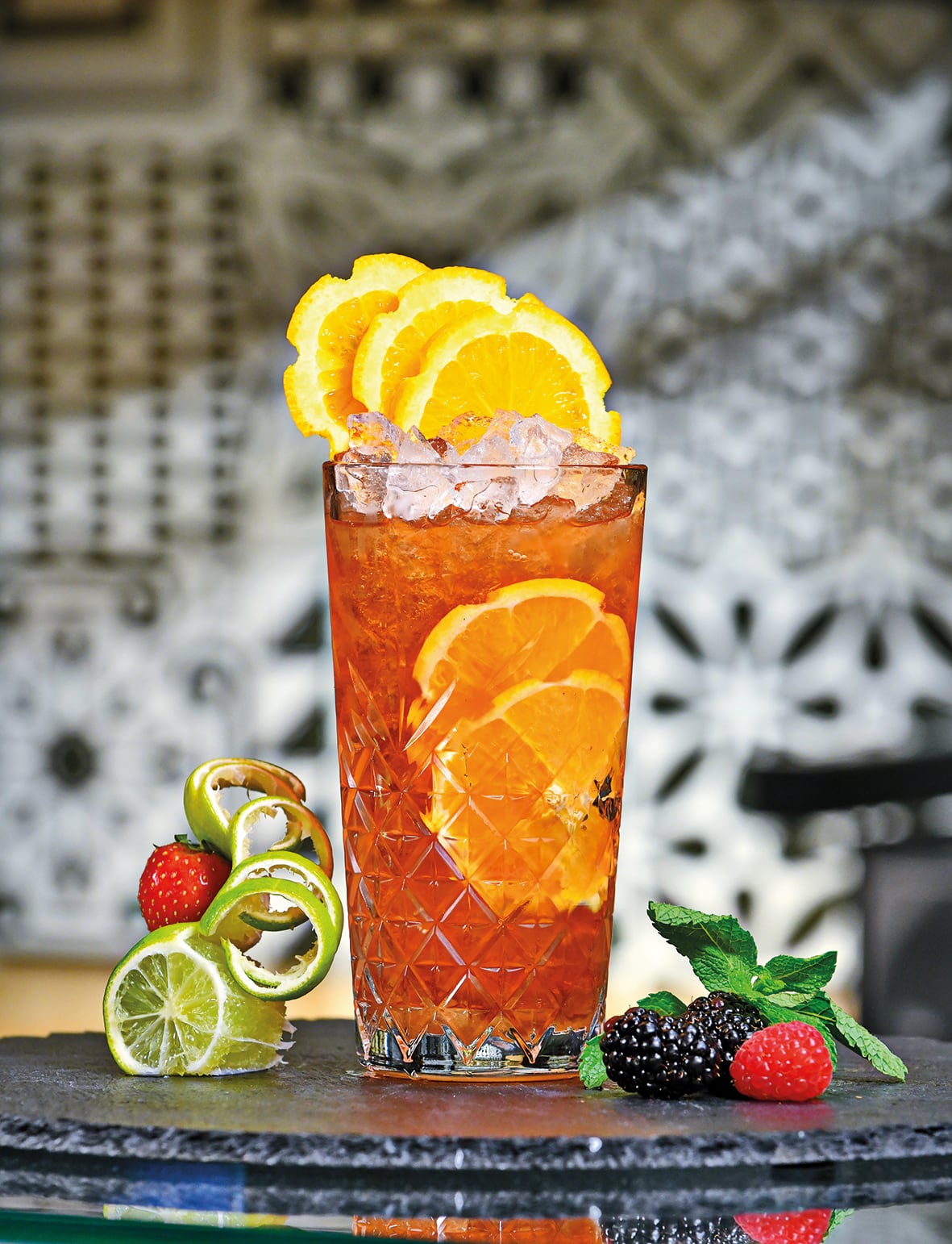 Drink Highlights im Pomodori Alexa 16 Aperol Caipi