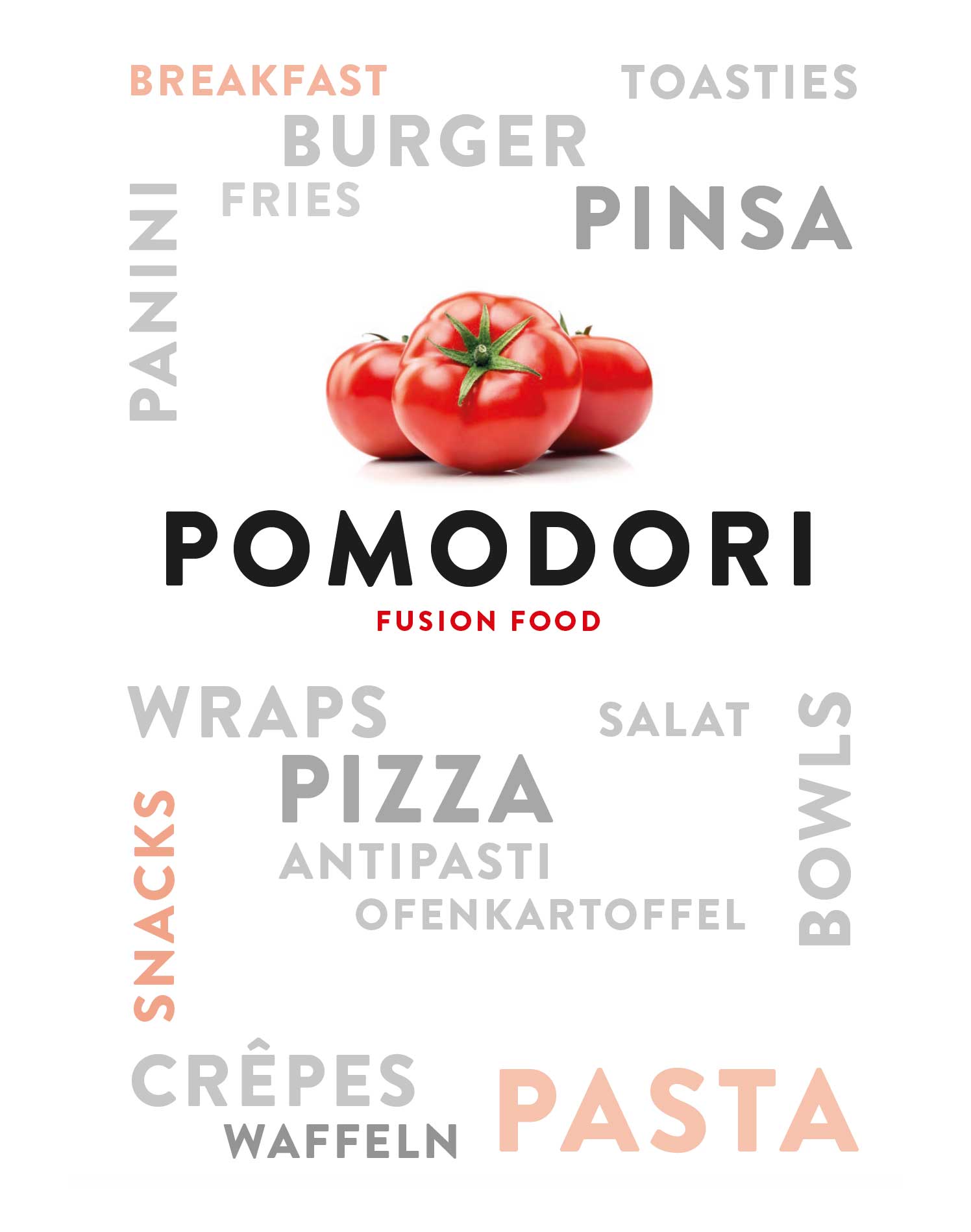 Speisekarte Pomodori Berlin 2022